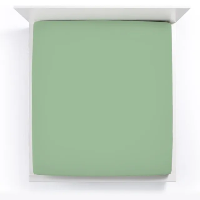 Bella Donna Alto Boxspringhoeslaken Twijfelaar olijf-0533 120x190-130x220