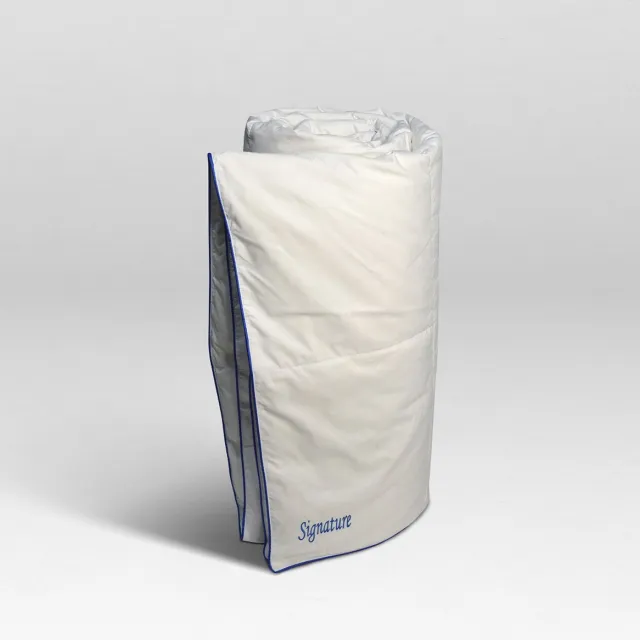 Zydante Signature Mono Dekbed – 100% Witte Eendenveren – Warmteklasse 1 – Extra Warm – Percale Katoen – Natuurlijk Slaapcomfort - 200x140