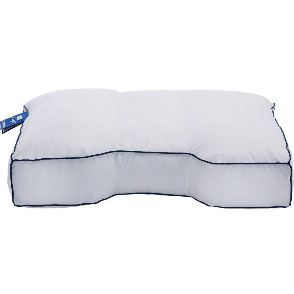 Silvana Comfort Blauw hoofdkussen wit, foto 3