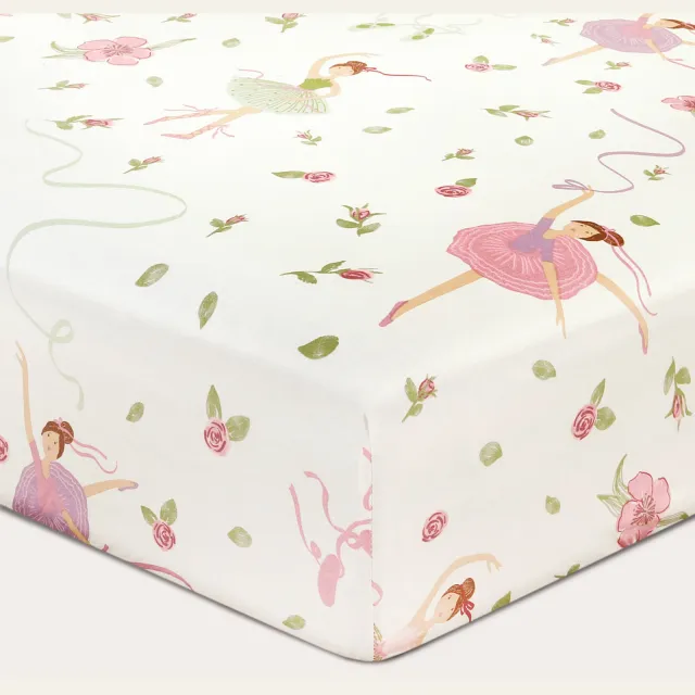 NOUS Kids katoenen kinderhoeslaken (150x70 cm) ecru