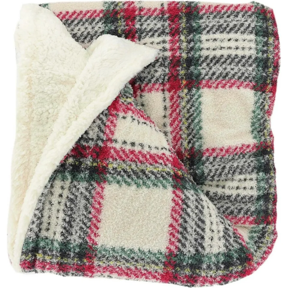 plaid Eloise dove white