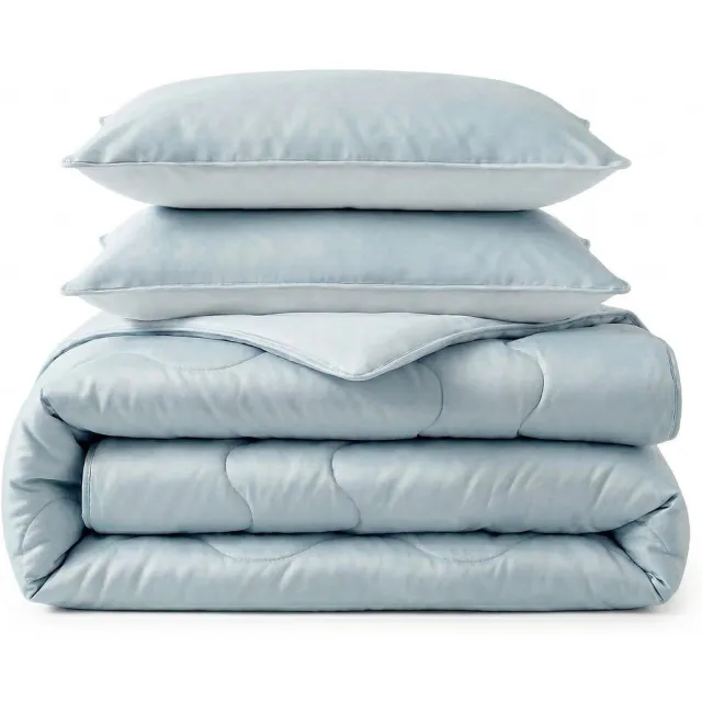 Sleeptime Verkoelend Dekbed zonder Overtrek - Wasbaar Dekbed - Inclusief Slopen - 200x220 - Blauw