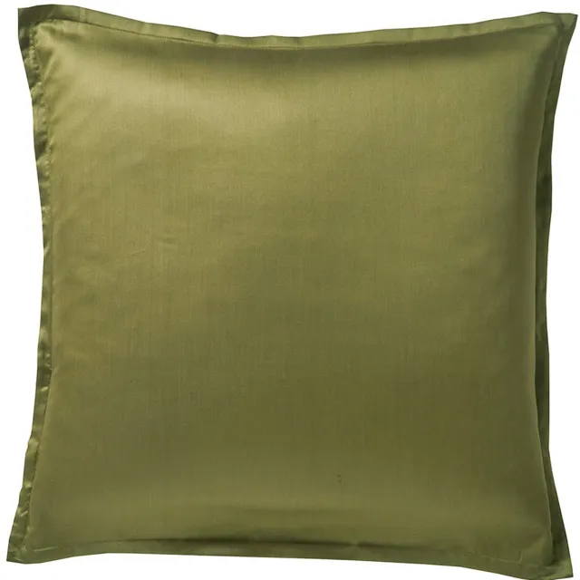 Blanc des Vosges kussensloop Mousson 65x65 cm romarin groen