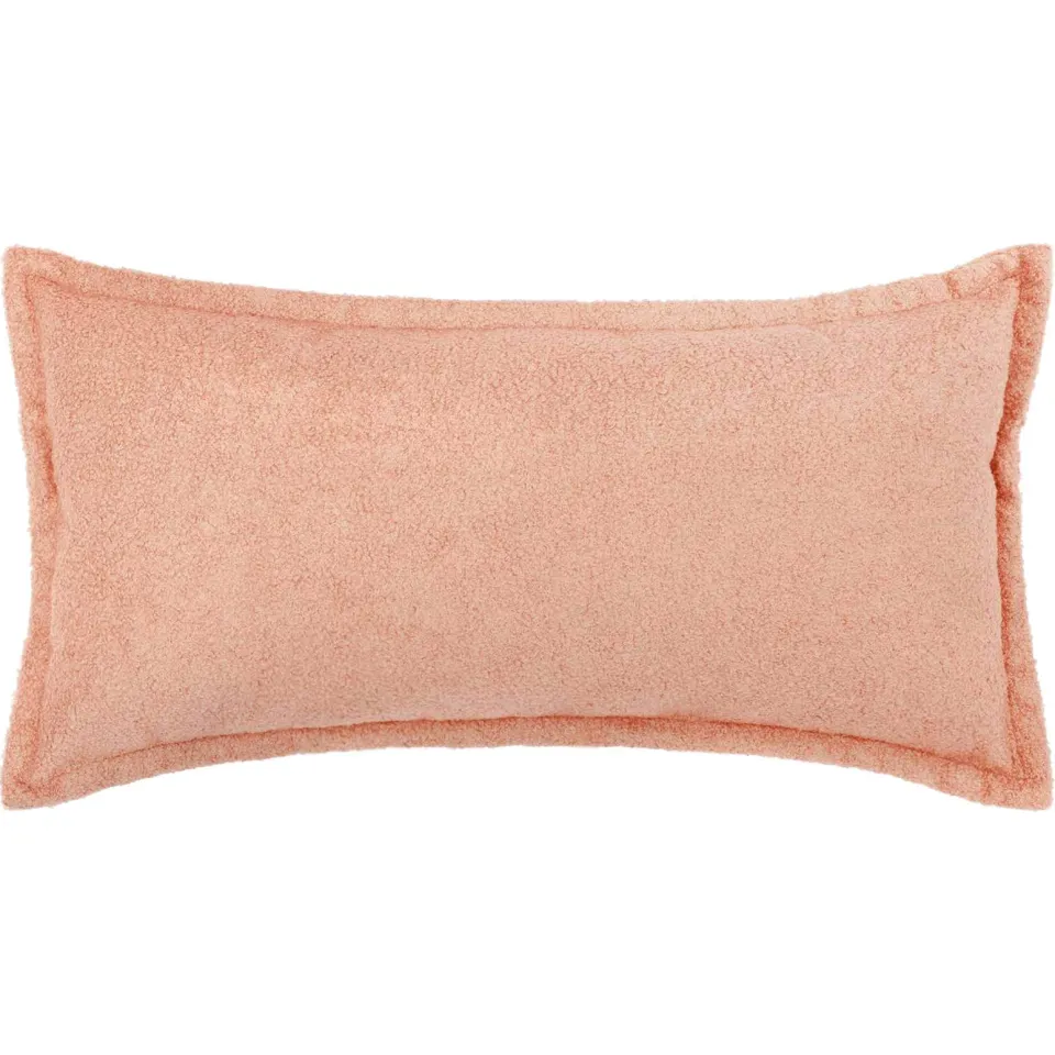 vidaXL Kussensloop 12 st HOUTEN Roze 40 x 80 cm Bouclé