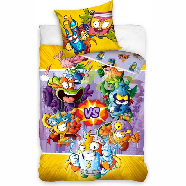 Carbotex Dekbedovertrek Super Zings Vs 140 X 200 Cm Geel/paars
