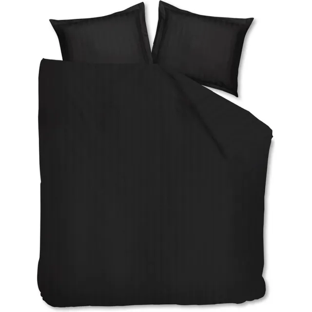 Beddinghouse Shine dekbedovertrek - Lits-Jumeaux - 240x200/220 - Zwart