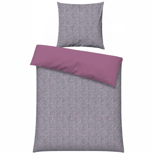 L'essentiel Maison Asir - Dekbedovertrekset - 100% Katoen - Stoffig Roze en Paars - 135 x 200 cm Stoffige RoosPaars