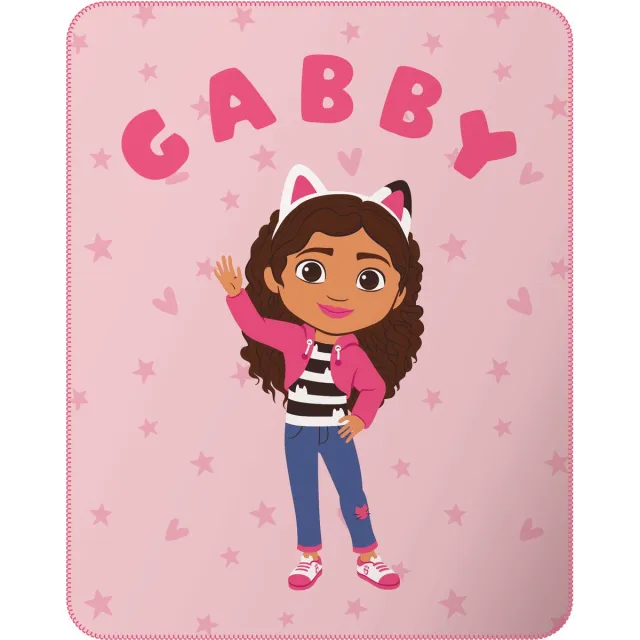 Gabby's Poppenhuis Fleeceplaid Cuddle - 110 x 140 cm - Polyester Roze
