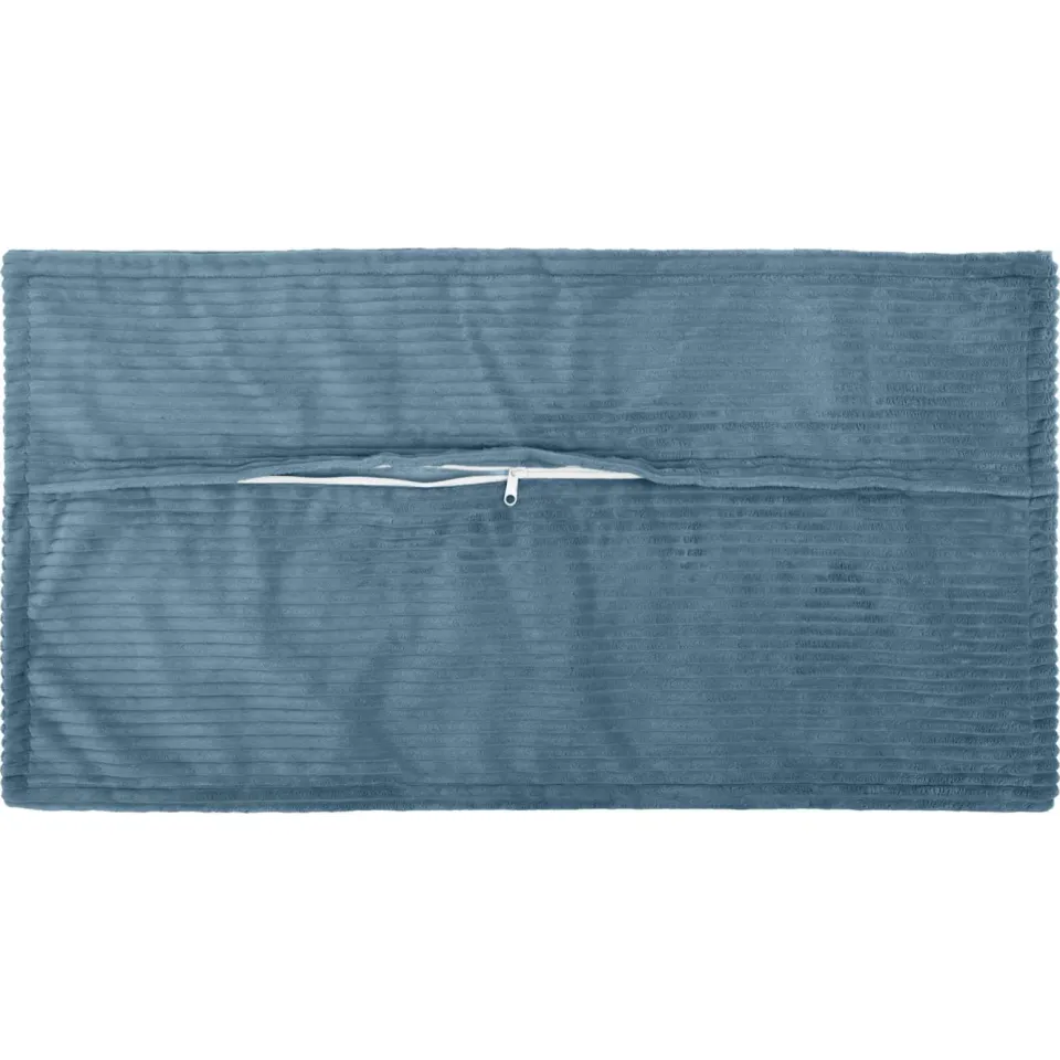 vidaXL Kussensloop 2 st HOUTEN Blauw 40 x 80 cm corduroy, foto 3