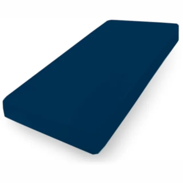 Matex Jersey Hoeslaken Donkerblauw - Premium Katoen