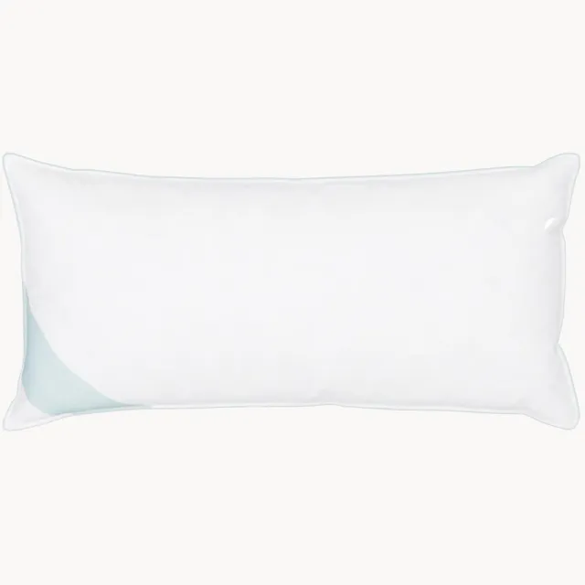 Westwing Collection Veren hoofdkussen Standard, medium Wit