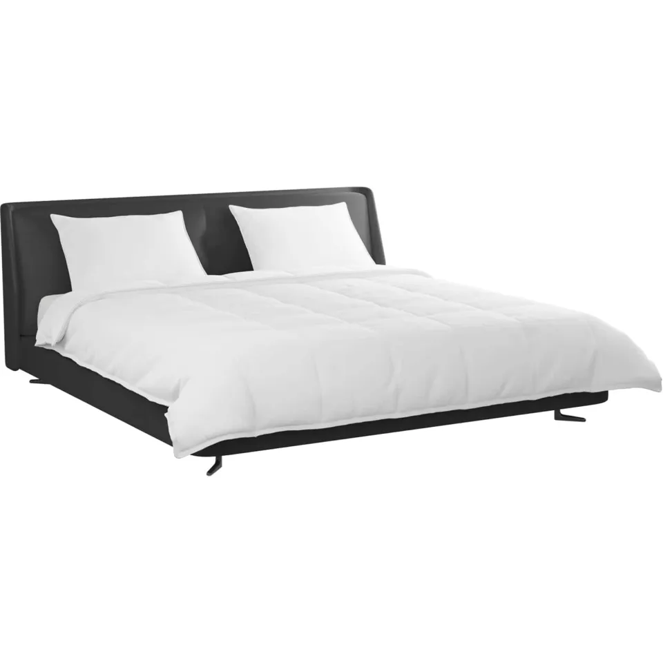 vidaXL Dekbed Set met kussen 3 st Wit Donsveertjes, foto 2