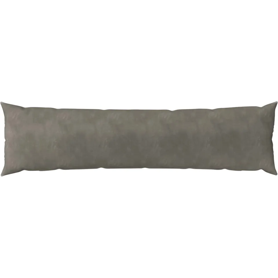 vidaXL Kussensloop 2 st HEERLEN Lichtgrijs 40 x 145 cm fluweel
