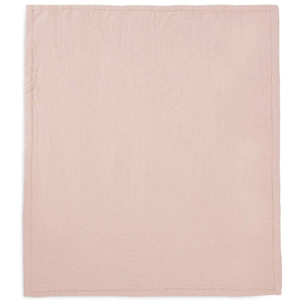 Jollein Jacquard Wild Rose hydrofiele wiegdeken roze, foto 3