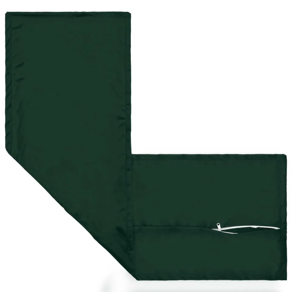 vidaXL Kussensloop HOUTEN Donkergroen 40 x 145 cm Fluweel groen, foto 4