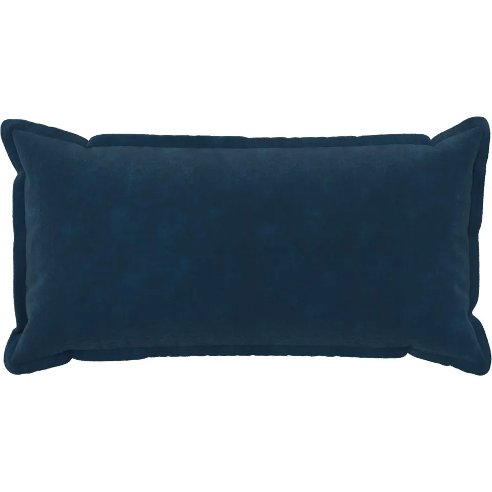 vidaXL Kussensloop 12 st HOUTEN Blauw 40 x 80 cm Microfiber Fleece