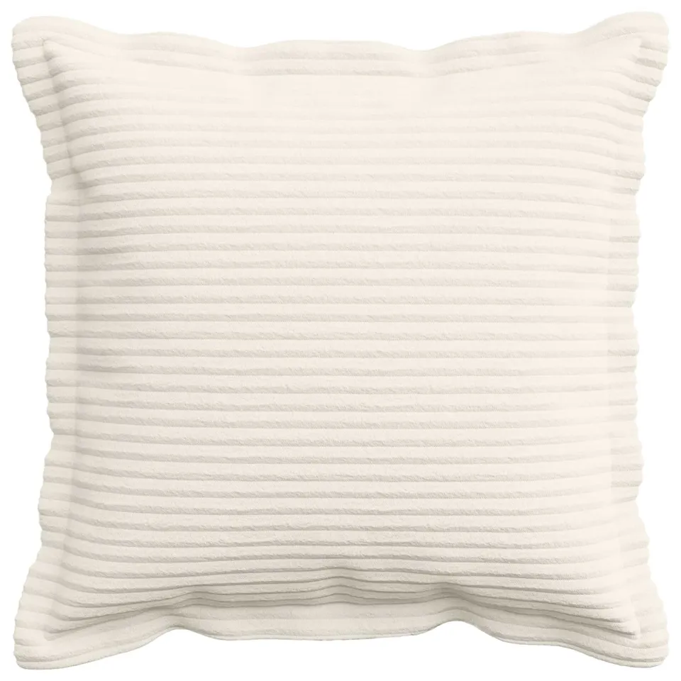 vidaXL Kussensloop 12 st HOUTEN Crèmekleurig 50 x 50 cm corduroy