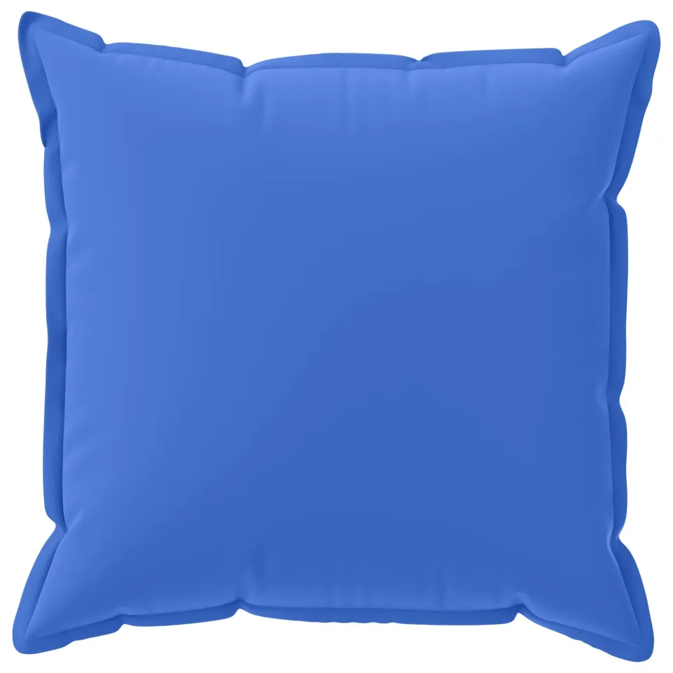 vidaXL Kussensloop 6 st HOUTEN Koninklijk Blauw 80 x 80 cm Polyester