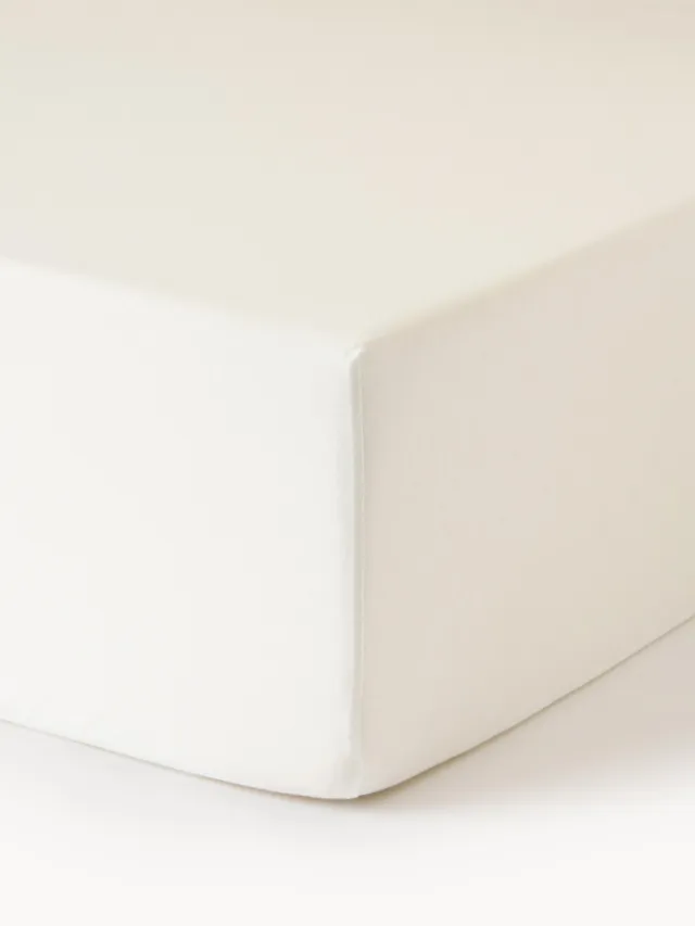 Traumwohl Boxspring hoeslaken Lara, jersey-elastaan Wit