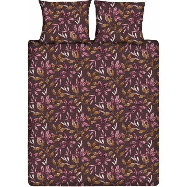 Ten Cate Dekbedovertrek - Dekbedovertrek 200 x 200 tweepersoons - Dekbedovertrekken - Dekbedovertrek 200x220 - Kendra Bruin Paars
