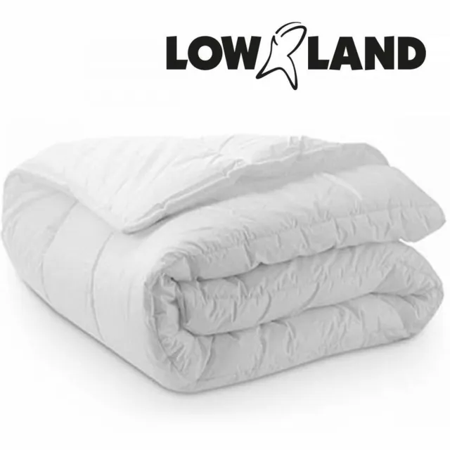 Lowland Outdoor All seasons donzen dekbed 140 x 220 cm 90% eendendons Wit