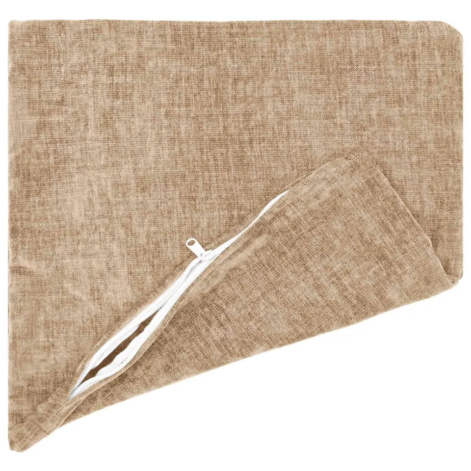 vidaXL Kussensloop 12 st HEERLEN Taupe 40 x 40 cm Chenille Stof, foto 4