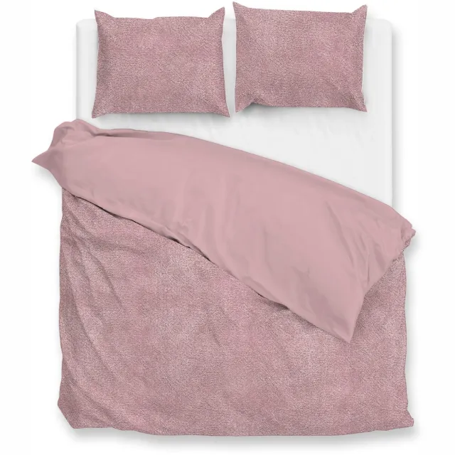 Zohome Teddy Fleece Dekbedovertrek Pile di Flanella – Dekbedovertrek - Shady Pink