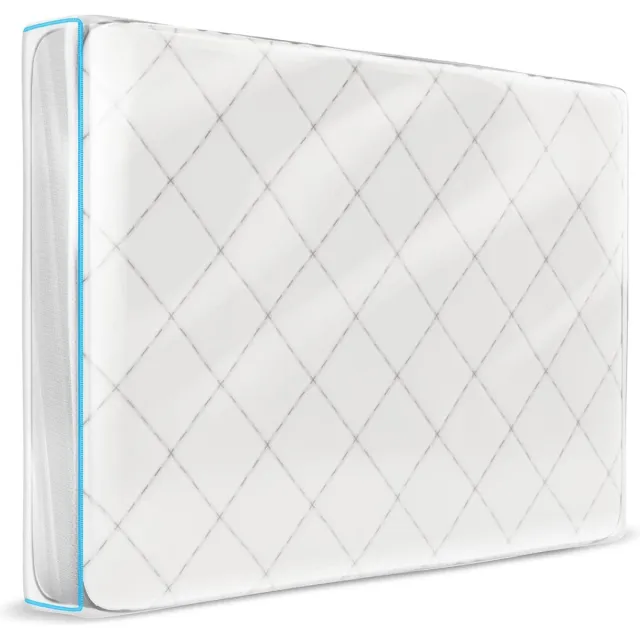 Matras Cover House matrasbeschermingsomslag - Matrasafdekking 70 x 140 cm (dikte 20 cm) - Integreren van covermatras - opbergzak, opslag, beweging - Matras Cover House wit