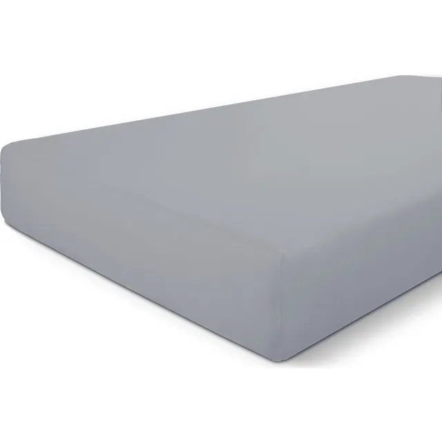 Walra Katoenen Hoeslaken - Hoeslaken 90x200 - 100% Katoen - Licht Grijs