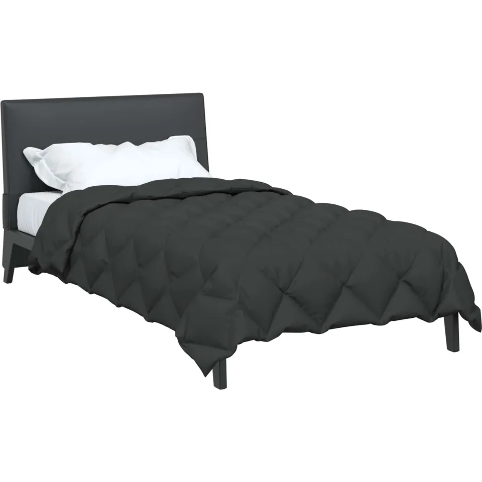 vidaXL Winter Dekbed 155 x 220 cm 450 gsm Microvezel Antraciet, foto 2