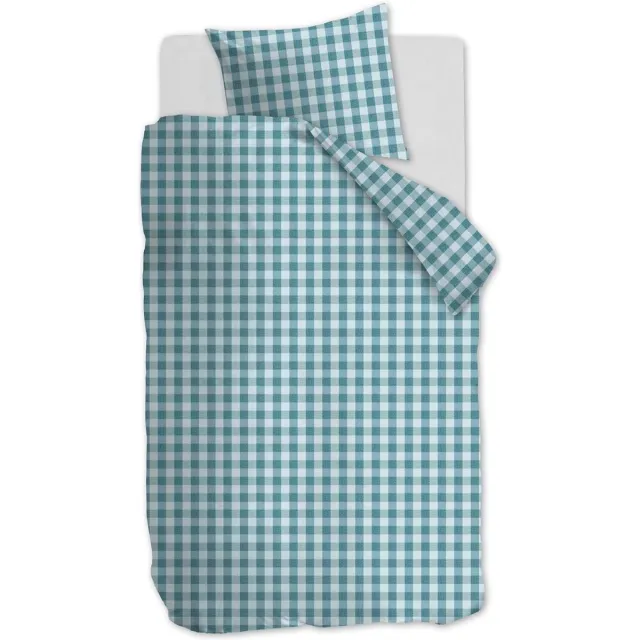 Ambiante Arvid dekbedovertrek - Eenpersoons - 140x200/220 - Groen