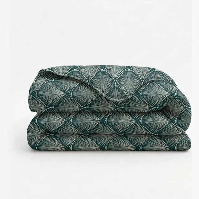 Dekbed-Discounter Fresh and Co Dekbed Zonder Overtrek 200 x 200 cm - Warmteklasse 3 - Zonder Hoes - Inclusief kussensloop - Groen
