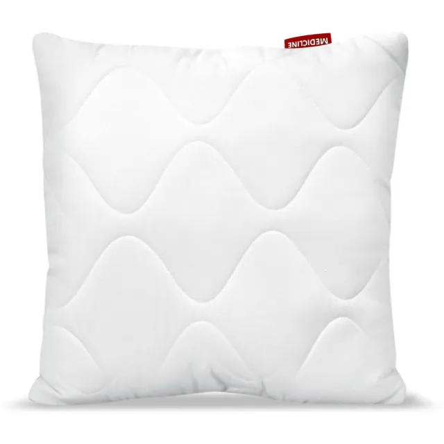Medicine Men Kussen 40x40 cm antiallergisch gewatteerd microvezel silicone Wit