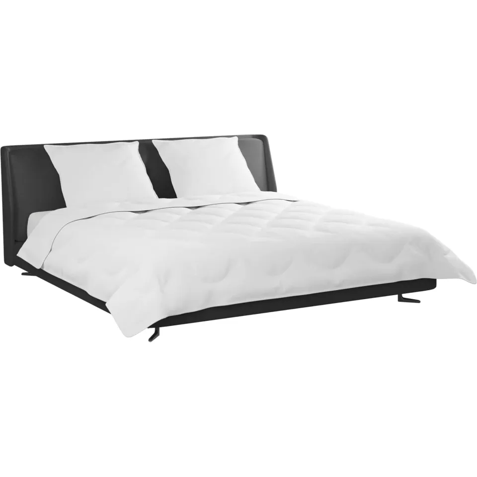 vidaXL Dekbed met kussen 3 st Wit Microfibre, foto 2