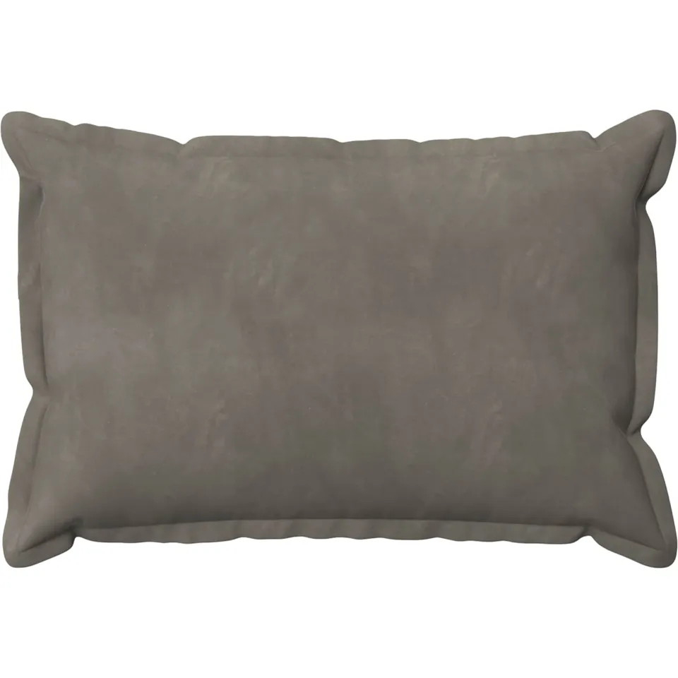 vidaXL Kussensloop 6 st HOUTEN Lichtgrijs 50 x 70 cm fluweel