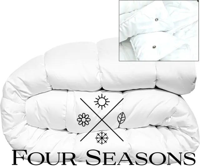 bedlin Luxe 4-Seizoenen Dekbed 600g 240 x 220 cm Wit