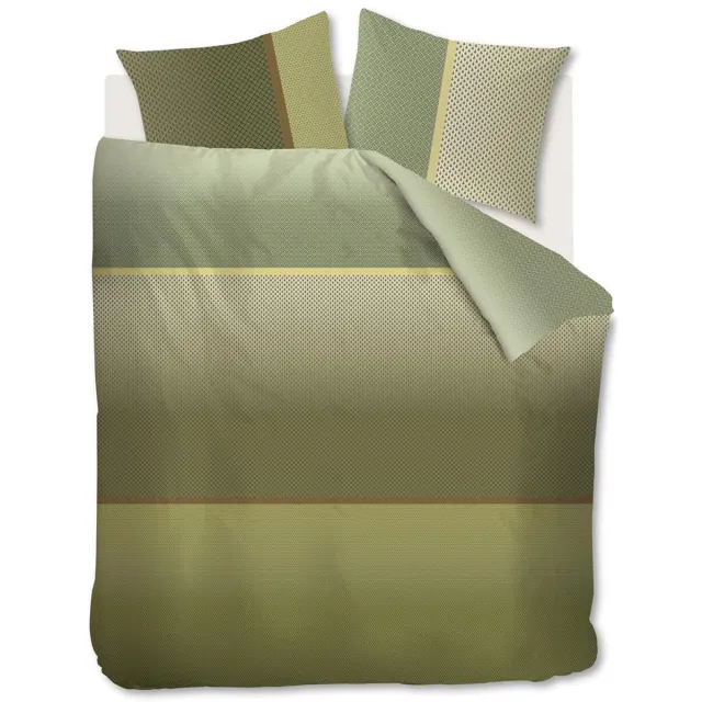Kardol Alluring dekbedovertrek - Lits-Jumeaux - 240x200/220 - Olijfgroen