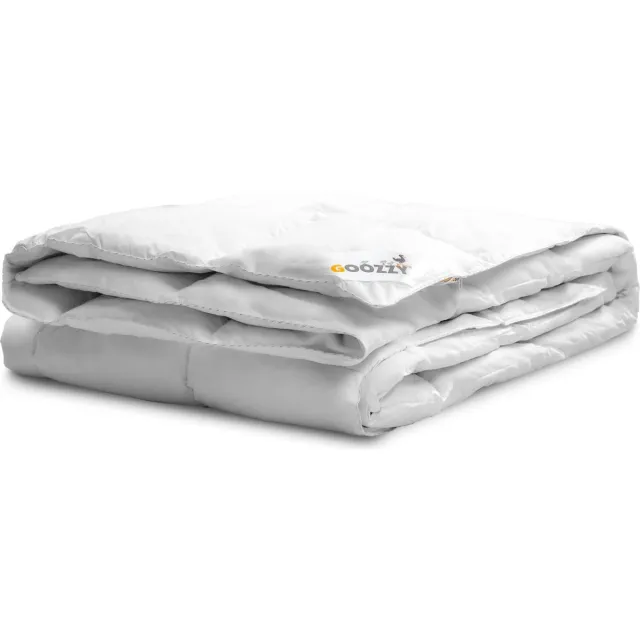 Zydante Swisstech Goozzy Collectie 100% Donzen Dekbed – Mono Dekbed – Warmteklasse 3 – Luxe en Comfortabel - 220x140 Wit