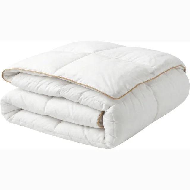 Beliani EIGER - Dekbed medium warm - Wit - 150 x 200 cm - Eendendons