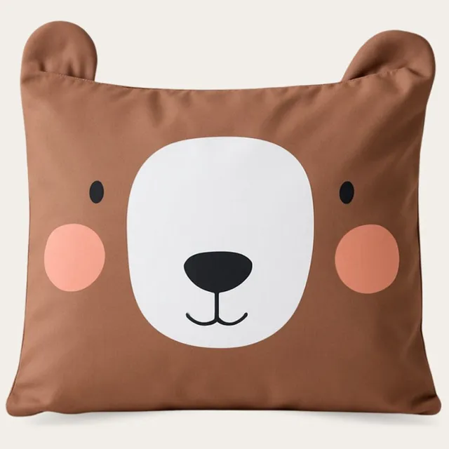 Happybed Bobby Bear Kinderkussensloop 1 stuk - 60x70 cm - 100% Katoen - Kussensloop kids - Ultieme slaapcomfort