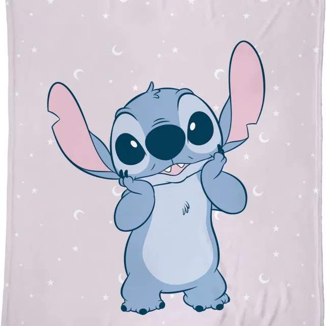 Lilo & Stitch Disney Lilo & Stitch Fleece plaid, Happy - 125 x 150 cm - Polyester Roze