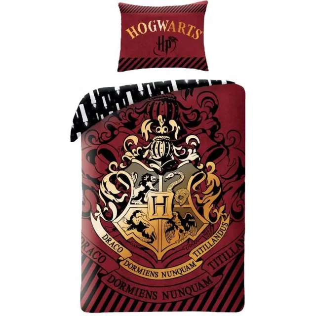 Harry Potter dekbedovertrek rood - katoen multicolor