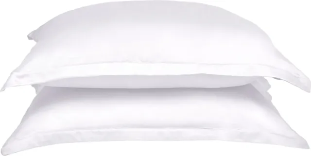 Coco & Cici TENCEL - Sateen Kussensloop Wit - 1 kussensloop 50x60