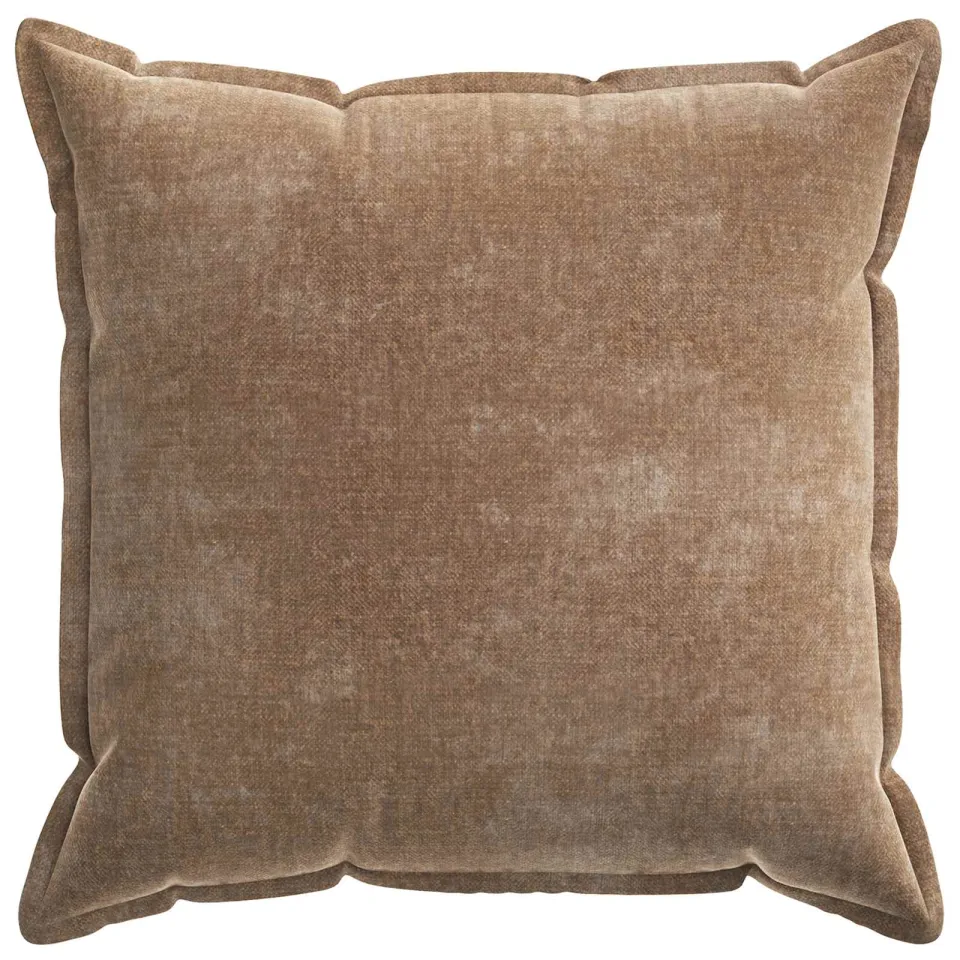 vidaXL Kussensloop 6 st HOUTEN Bruin 55 x 55 cm Chenille Stof