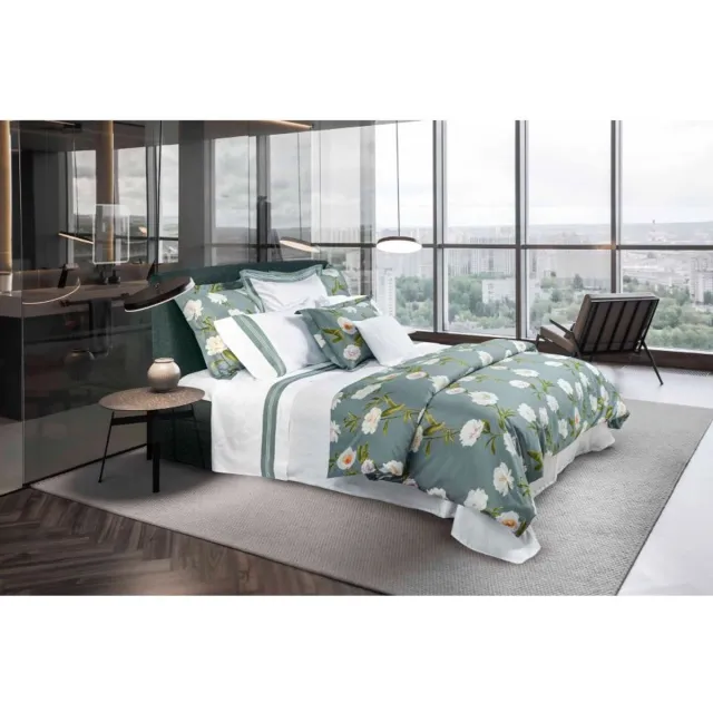 Signoria DEKBEDOVERTREK REGALE WILTON BLUE 240/220 blauw