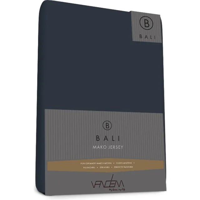 Van Dem Bali - Van Dem - Mako Jersey - Splittopper Hoeslaken - marine Blauw