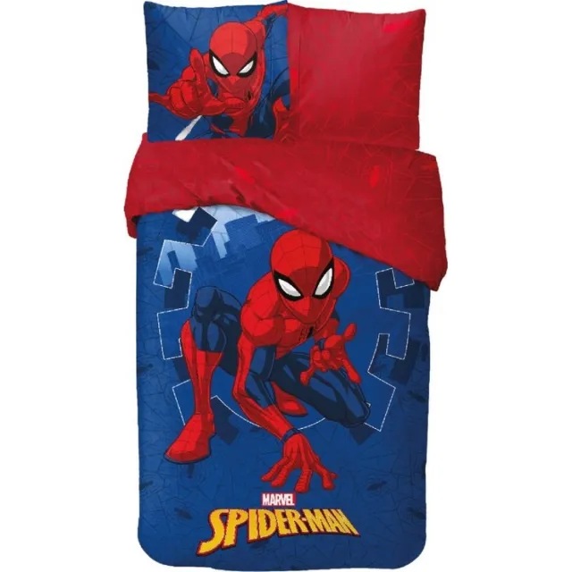 Spiderman Marvel - Spiderman - Dekbedovertrek - 140x200 Cm - 100% Katoen – Eenpersoons Multi