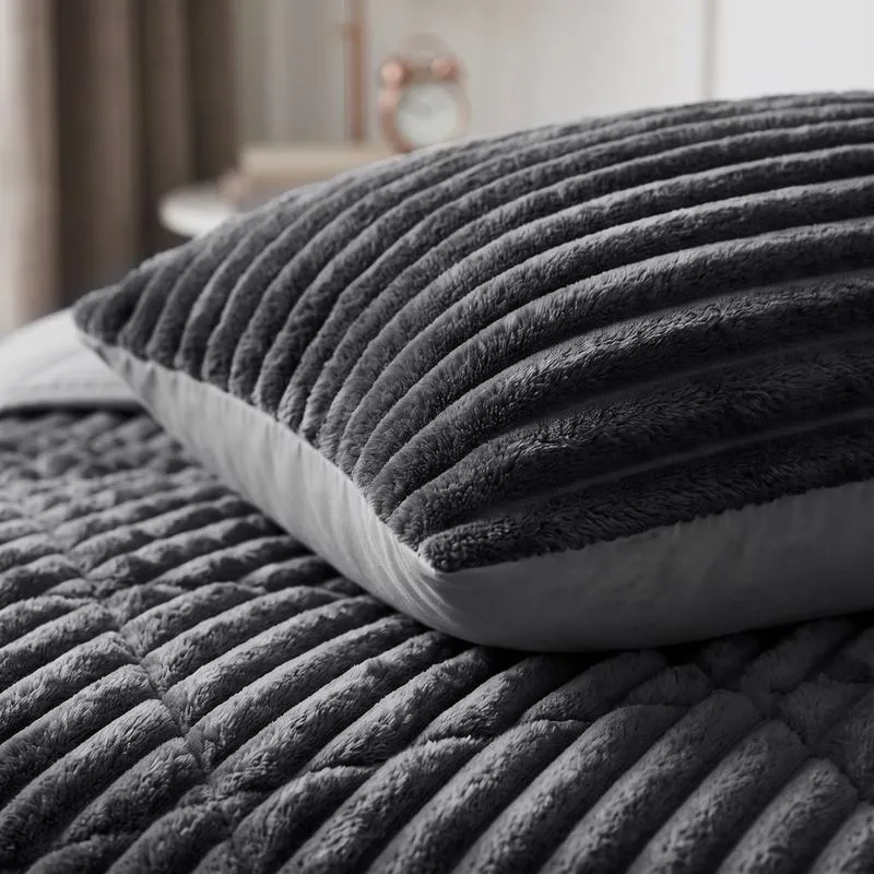 Zensation Lazy all-in-one dekbed ribstof - antraciet, foto 5