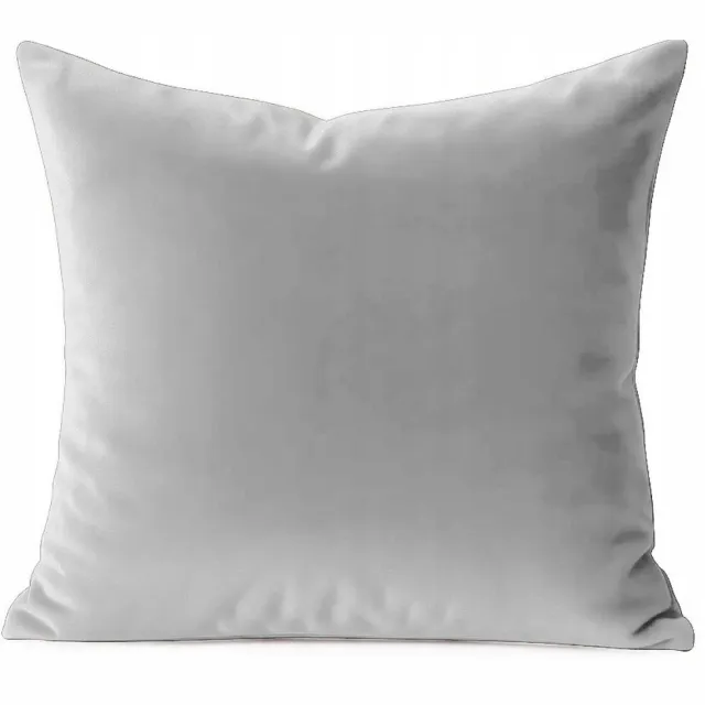 Fitizzio Decoratieve Velours Kussenhoes 40x40cm - Zacht en Stijlvol Grijs