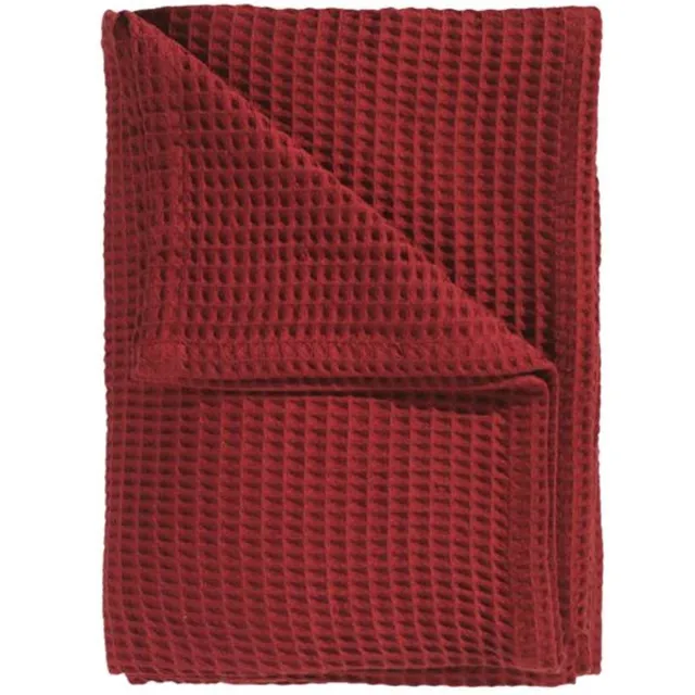 Heckettlane Wafel Plaid - 180x260 cm - Fire Red